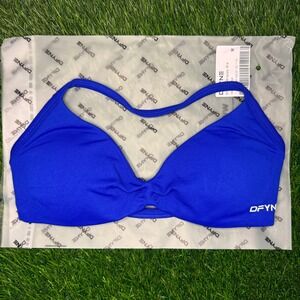 Dfyne impact strappy bra deep sea blue medium